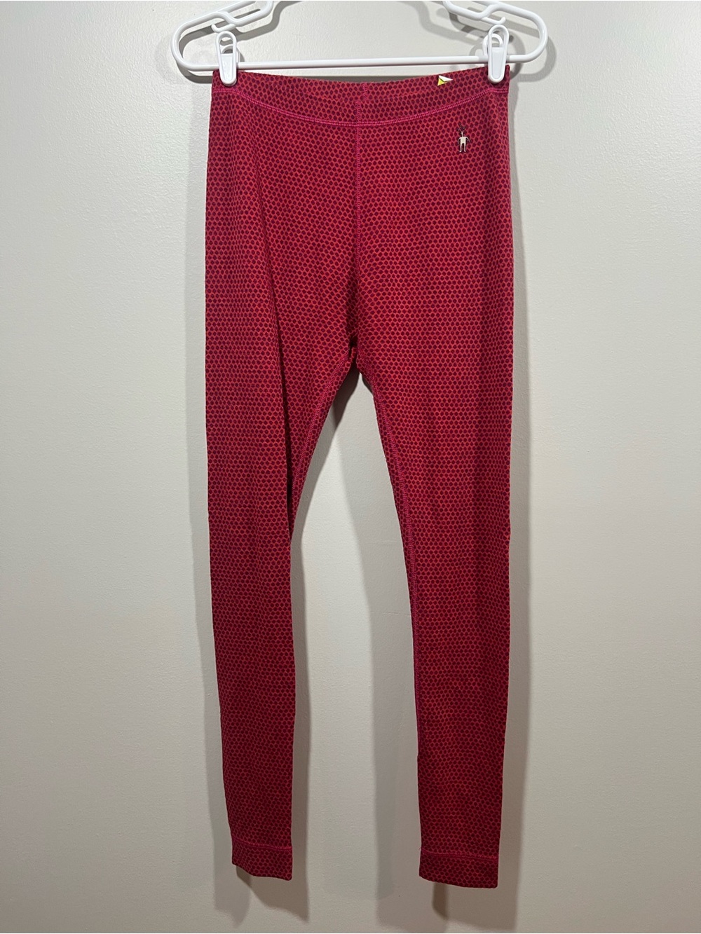 Smartwool Women’s Merino Wool Red Purple Polka Dot Legging Small